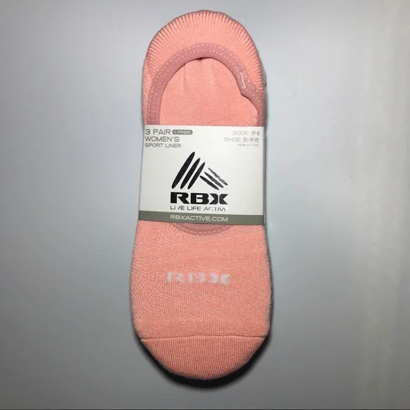 RBX women’s no show 4 pair size 5-9.5 - Picture 1 of 3